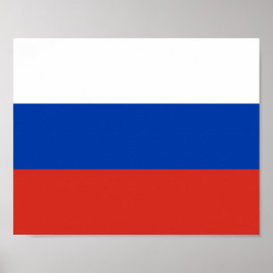 Póster Bandera de Rusia
