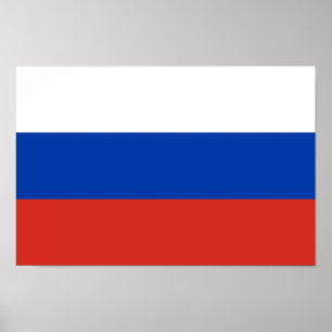 Póster Bandera de Rusia