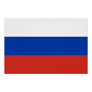 Póster Bandera de Rusia