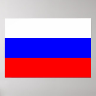 Póster Bandera de Rusia