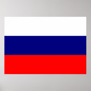Póster Bandera de Rusia