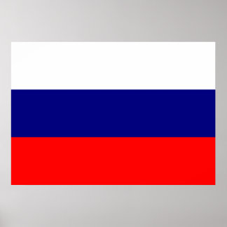 Póster Bandera de Rusia