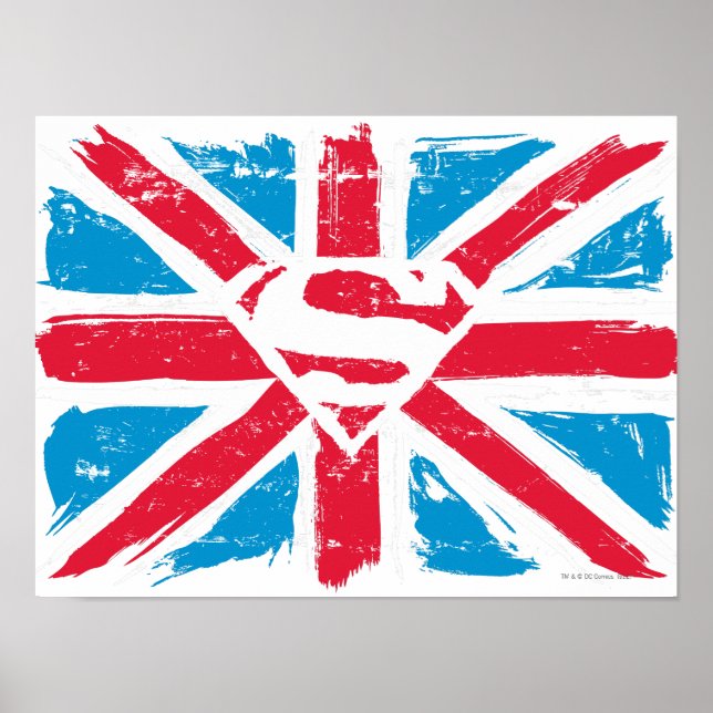 Póster Bandera de S-Shield sobre (Frente)