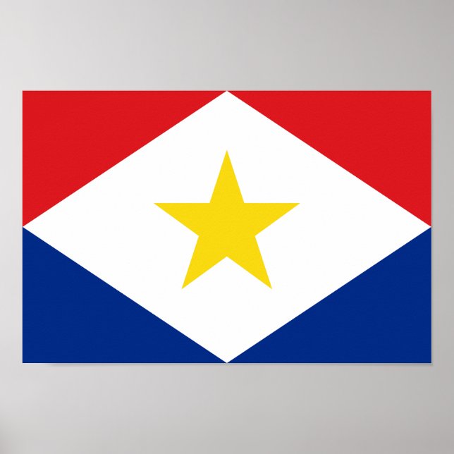 Póster Bandera de Saba (Frente)