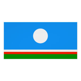 Póster Bandera de Sakha
