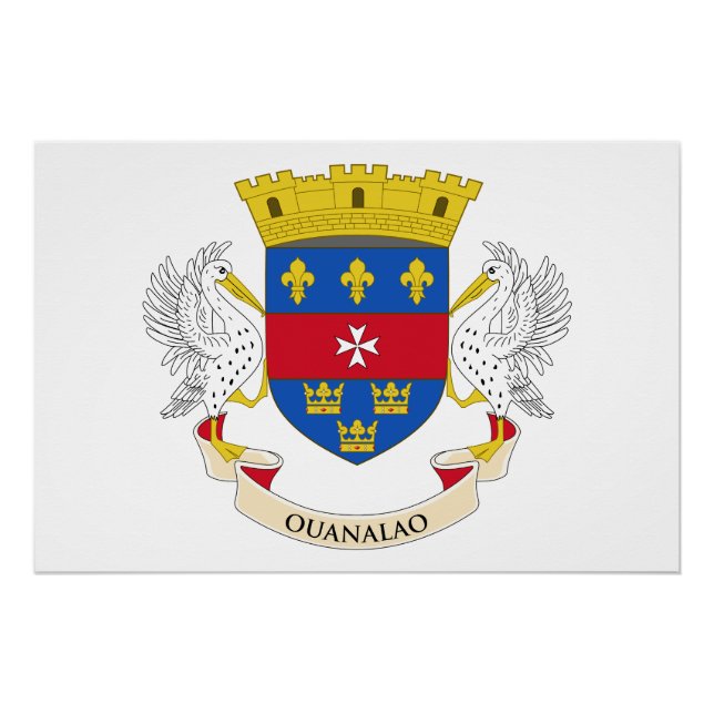 Póster Bandera de San Bartolomé (Anverso)