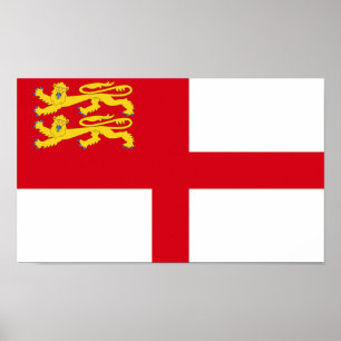 Póster Bandera de Sark
