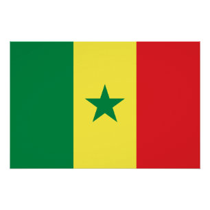 Póster Bandera de Senegal