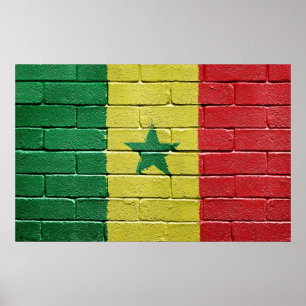 Póster Bandera de Senegal