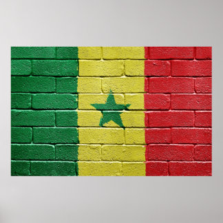Póster Bandera de Senegal
