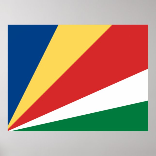 Póster Bandera de Seychelles (Frente)