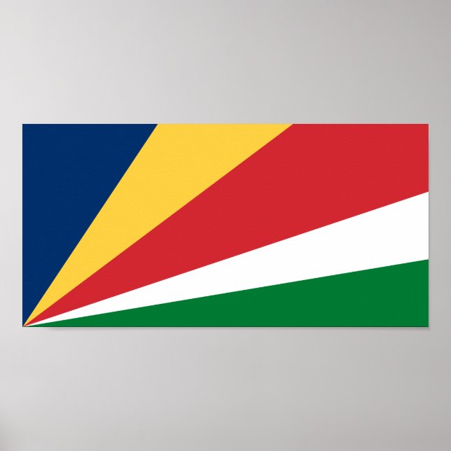 Póster Bandera de Seychelles (Frente)