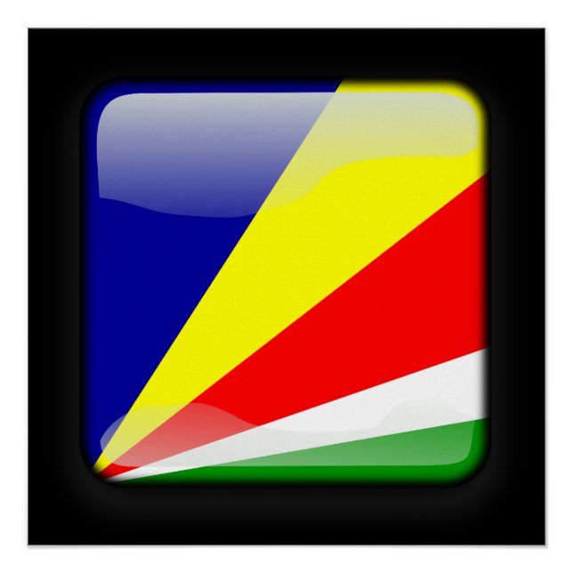 Póster Bandera de Seychelles (Anverso)