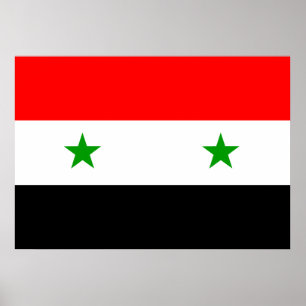 Póster Bandera de Siria