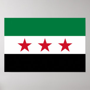 Póster Bandera de Siria