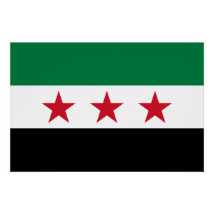 Póster Bandera de Siria