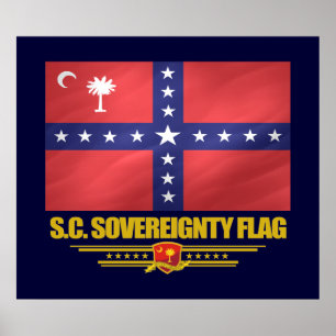Póster Bandera de soberanía del SC