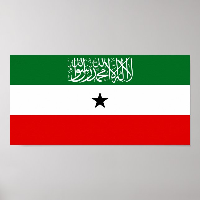 Póster Bandera de Somalilandia (Frente)