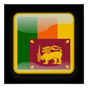 Póster Bandera de Sri Lanka