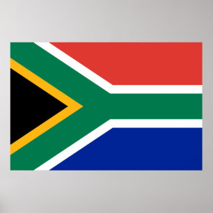 Póster Bandera de Sudáfrica