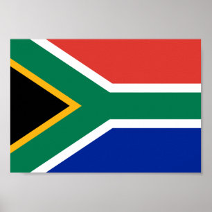 Póster Bandera de Sudáfrica