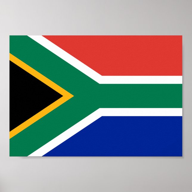 Póster Bandera de Sudáfrica (Frente)
