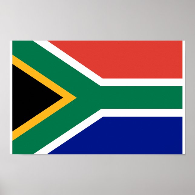 Póster Bandera de Sudáfrica (Frente)