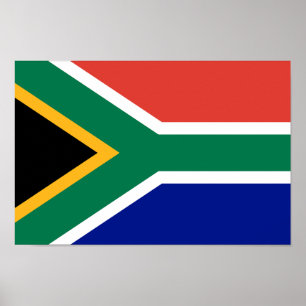 Póster Bandera de Sudáfrica