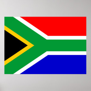Póster Bandera de Sudáfrica