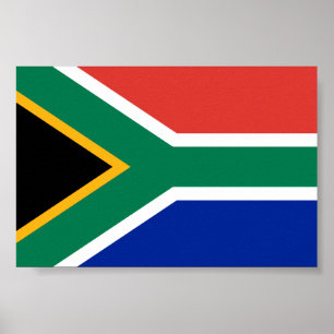 Póster Bandera de Sudáfrica