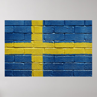 Póster Bandera de Suecia