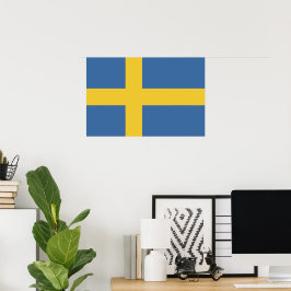 Póster Bandera de Suecia