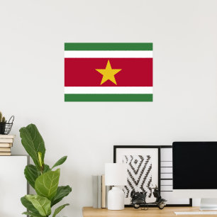 Póster Bandera de Surinam