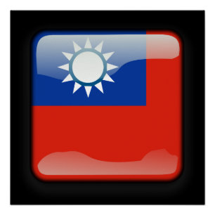 Póster Bandera de Taiwán
