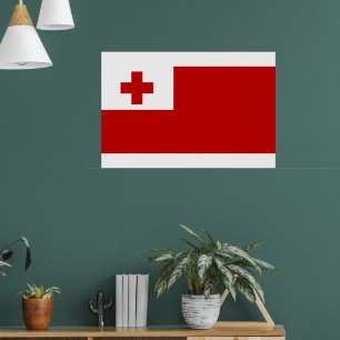 Póster Bandera de Tonga