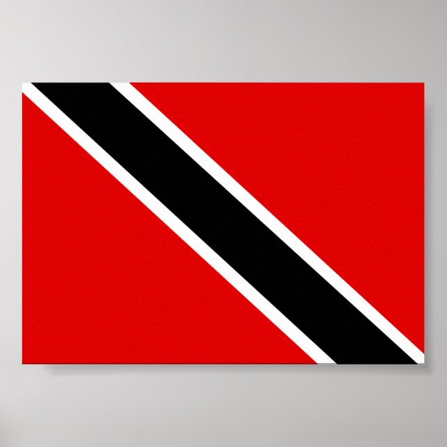 Póster Bandera de Trinidad (Frente)