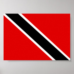 Póster Bandera de Trinidad Trinidad y Tobago