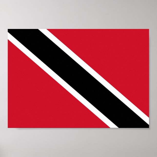 Póster Bandera de Trinidad y Tobago (Frente)