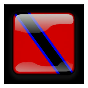 Póster Bandera de Trinidad y Tobago