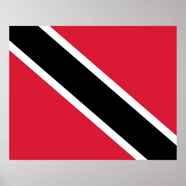 Póster Bandera de Trinidad y Tobago (Frente)