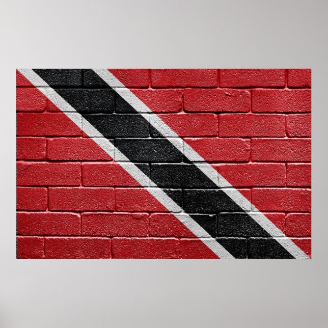 Póster Bandera de Trinidad y Tobago (Frente)