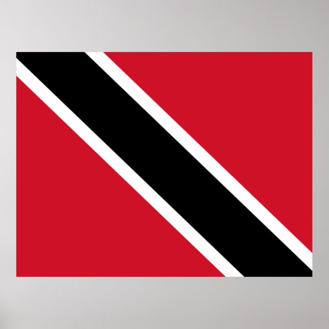 Póster Bandera de Trinidad y Tobago (Frente)