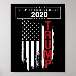 Póster Bandera de Trump