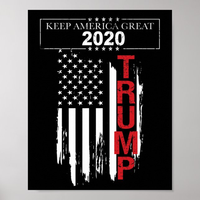 Póster Bandera de Trump (Frente)
