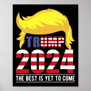 Póster Bandera De Trump Usa Lo Mejor Está Por Venir Donal