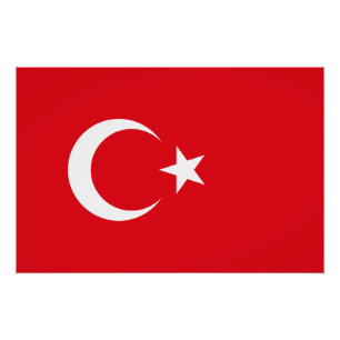 Póster Bandera de Turquía