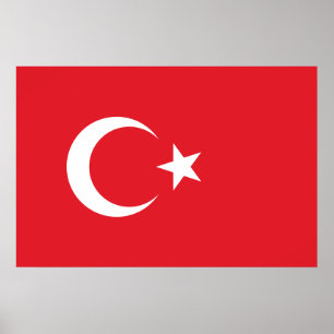 Póster Bandera de Turquía