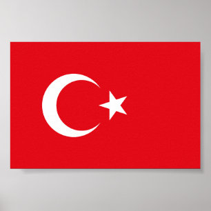 Póster Bandera de Turquía