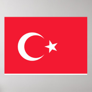 Póster Bandera de Turquía