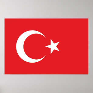 Póster Bandera de Turquía